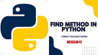 find method in python | String methods in python | Python Tutorials 2023 #stringmethods #findpython