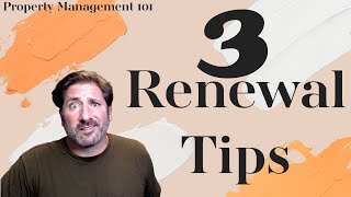 Maximizing Renewals: Expert Tips for Property Managers || Property Management 101