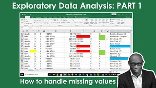 Exploratory Data Analysis Part 1 How to handle missing values Data Analytics with Excel