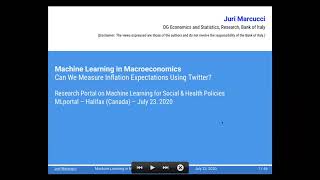 Juri Marcucci: Machine Learning in Macroeconomics