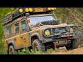 Scale RC Camel Trophy Defender 110 OffRoad 4x4 Adventure Boom Racing BRX02