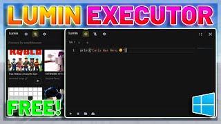 [NEW!] Roblox BEST FREE Script PC Executor: Lumin | Overpowered 100% UNC Byfron Bypass 2024