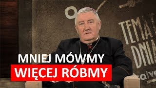 bp R. Kamiński o imigrantach: Mniej mówmy, więcej róbmy