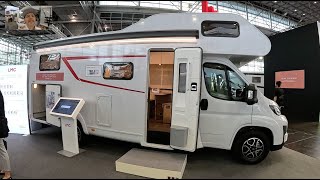 LMC Tourer A 690 G RV compact Camper Van Fiat Camping car Caravan Salon walkaround + interior V2102