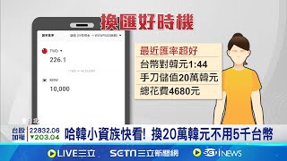 南韓多事之秋匯率超甜 4680台幣\