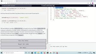 Tutorial 12 - Create complex multi dimensional array - freecodecamp