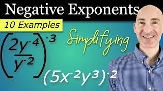 How to Simplify Negative Exponents (The Easiest Way) - Laws of Exponents Explained