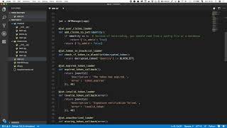 13. Blacklisting with Flask-JWT-Extended. #flask #jwt #programmer #python