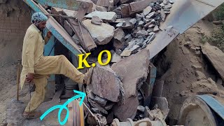 Leg Power| Satisfying Stone Crushing Process | Rock Crusher ASMR| Jaw Crusher in Action