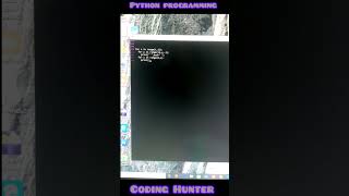 Best python programming pattern Tutorial ll Coding Hunter ll Day 21 V02 ll #coding #correctcoding
