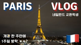 [CC/유럽vlog] 개강 한 주 만에 방학받아서 파리 VLOG🇫🇷 / 루브르 / 오르세이 / 에펠탑 / 인종차별 / 오랑주리 / 몽마르뜨 언덕 / 한식 레스토랑🇰🇷