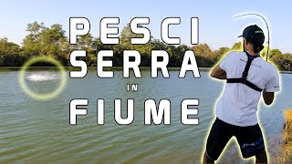 SPINNING al PESCE SERRA in FIUME con SORPRESA finale