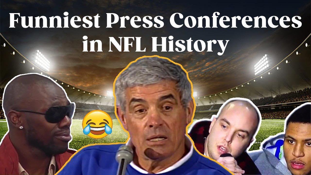 The FUNNIEST Press Conferences In NFL History - YouTube