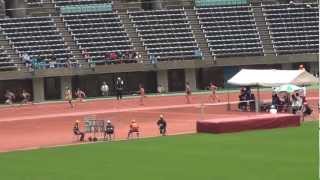 2012熊本県高校総体陸上　～ 女子200m決勝 ～