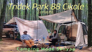 Tridek Park 88 Cikole ,tempat camping mode SENYAP,camping bareng piranha Cikarang