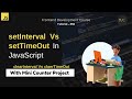 JavaScript SetTimeOut And setInterval