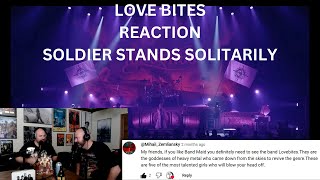 Lovebites REACTION Soldier Stands Solitarily | \