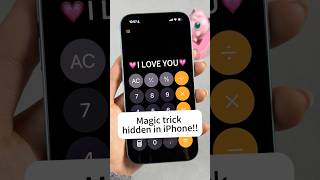 Magic Calculator Trick Hidden In Iphone Shorts Tech