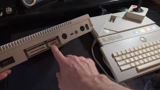 Instructional how-to for the Atari 8bit home computers 800 XL/XE with introduction.  Retro 1980's.