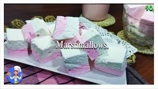 ,අමු ද්‍රව්‍ය 2න් හදන.මාශ්මෙලොස්.(Home Made Marshmallows)#90