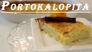 Portokalopita: Greek Style Orange Phyllo Pudding Cake