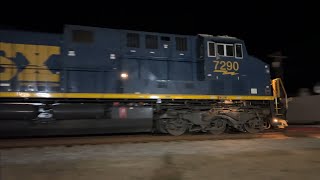 Volume Up!  CSX 7290’s Incredible Narrow Font K5LA Echoes Through Benson, NC!