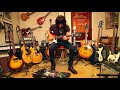 tyler bryant loops around on some vintage mosrite guitars