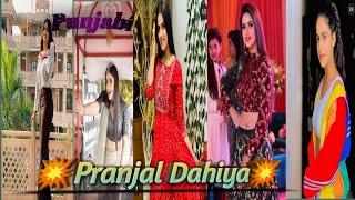 Pranjal Dahiya Latest Punjabi videos/Best edition/ Punjabi/ Tiktok Films
