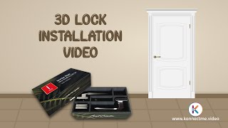 Lapo Mortise Door Lock | 3D Lock Installation Video |  Explainer Video  by Konnect Me Animation