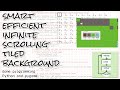 How to create an efficient, infinite, scrolling, random, tiled terrain in Python and pygame