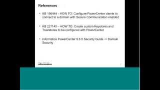 INFASupport Webinars : Understanding SSL Secure Socket Layer HTTPS with PowerCenter 960