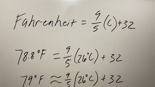 Mental Math Convert Celsius To Fahrenheit In Seconds