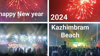 Kazhimbram Beach carnival 2024 happy New year 🎊