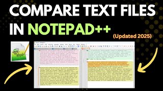 Comparing text files in NotePad++ || Quick and Easy way to compare text files