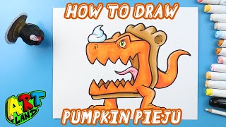 How to Draw a Pumpkin Pieju
