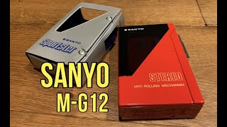 Sanyo M-G12 Vintage Personal Stereo. Retro Cassette