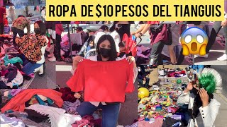 Ropa de $10 pesos del tianguis de la paca / buscando gangas 😱 Jemyssky