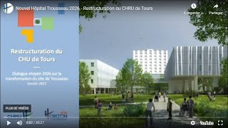 Nouvel Hôpital Trousseau 2026 - Restructuration du CHRU de Tours