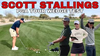 PGA Tour Wedge Test with Scott Stallings