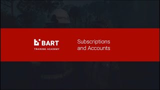Bart Accounts And Subscriptions