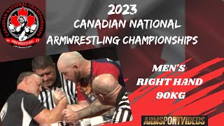 Men's Right Hand 90kg - 2023 Canadian Nationals