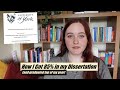 How I Got 85% in my Dissertation - Tips for Getting a First - Law Student - The University of York