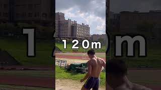 120mはもう中距離なんよ[９日後日本1になる25歳陸上選手］#shorts