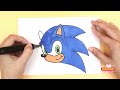 hogyan rajzoljuk le sonic ot