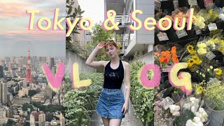 My Tokyo & Seoul Vlog ✨💗🇯🇵🇰🇷 café hopping, shopping and sightseeing with my siblings ✨💗