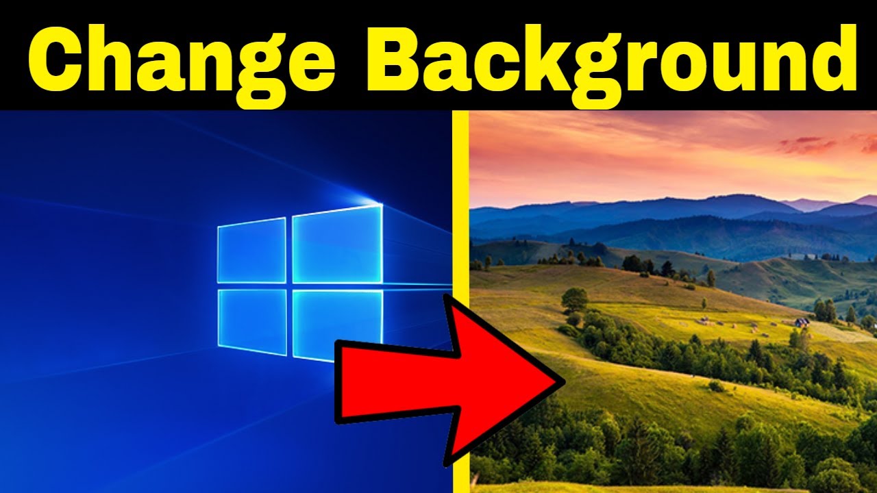 How To Change Desktop Background Image In Windows 10 - Tutorial - Quick ...