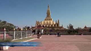 Pha That Luang / Vientiane/ Laos/ 2015 FullHD