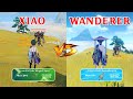 Scaramouch (Wanderer) vs Xiao!! who is the best DPS?? GAMEPLAY COMPARISON!