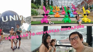 Liburan naik Cable Car ke Universal Studio Singapore | Family Holiday