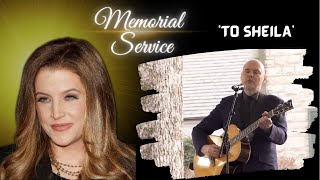 LISA MARIE Memorial Service BILLY CORGAN #Graceland #LisaMarie #ElvisPresley #PriscillaPresley
